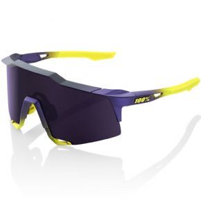 100% Speedcraft Sunglasses Digital Brights/purple Lens