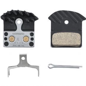 Shimano J04C disc brake pads and spring cooling fins alloy backed - Fully replaceable bearings and full spares back up available