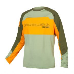 Endura Mt500 Burner Lite Long Sleeve Trail Jersey Tangerine